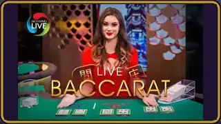 Live baccarat — stôl live kasína v Glitzbets Casino