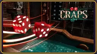 Live craps — stôl live kasína v Glitzbets Casino