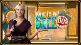 Mega Ball — stôl live kasína v Glitzbets Casino